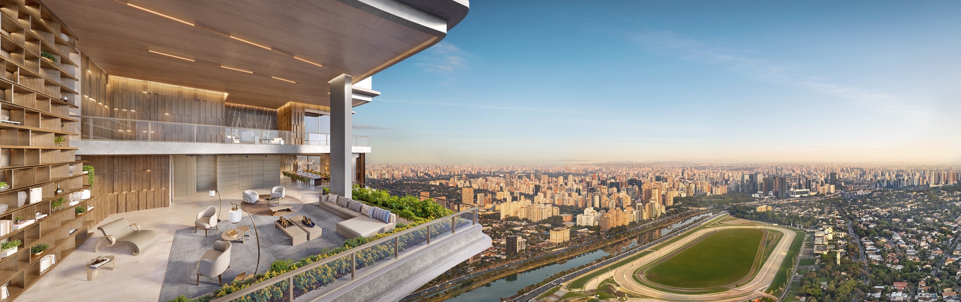PERSPECTIVA ILUSTRADA | PENTHOUSE FINAL 1 54º PAVIMENTO 710M²